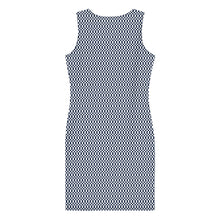 Load image into Gallery viewer, Navy Blue Micro Checker Dress