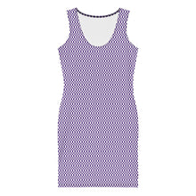 Load image into Gallery viewer, Purple Micro Checker Dress