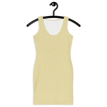 Load image into Gallery viewer, Bright Gold Micro Checker Dress