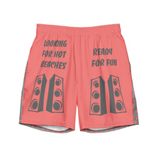 Load image into Gallery viewer, Men's Salmon Swim Trunks