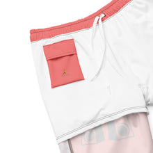 Load image into Gallery viewer, Men's Salmon Swim Trunks
