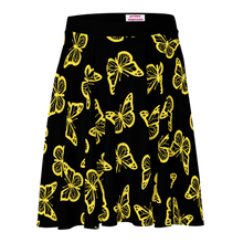 Load image into Gallery viewer, Butterflies Skater Skirt
