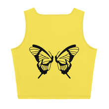 Load image into Gallery viewer, Butterfly Art Crop Top
