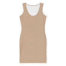 Load image into Gallery viewer, Gold Micro Checker Dress
