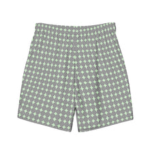 Load image into Gallery viewer, Men&#39;s Green Swim Trunks
