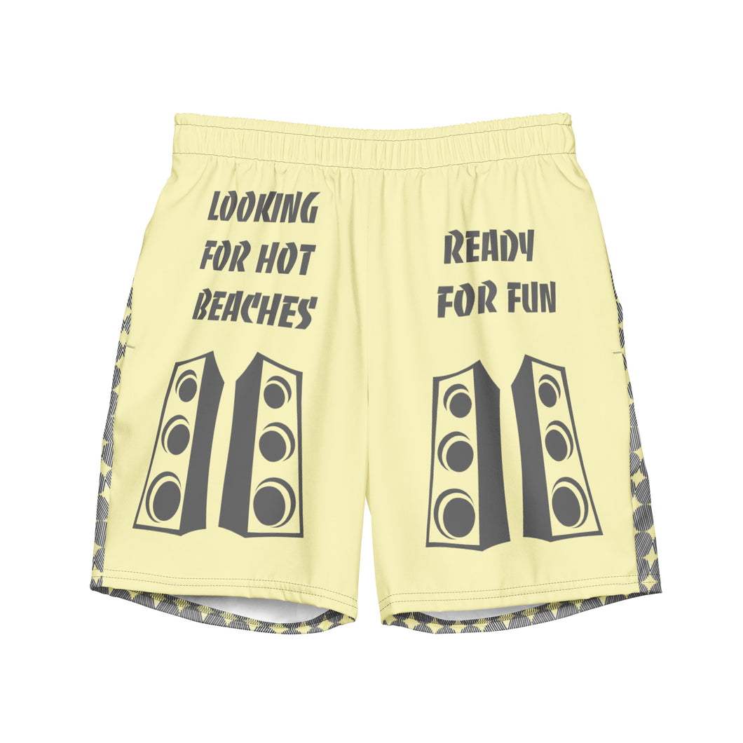 Men's Yellow Swim Trunks