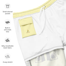 Load image into Gallery viewer, Men&#39;s Yellow Swim Trunks
