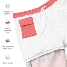 Load image into Gallery viewer, Men&#39;s Salmon Swim Trunks
